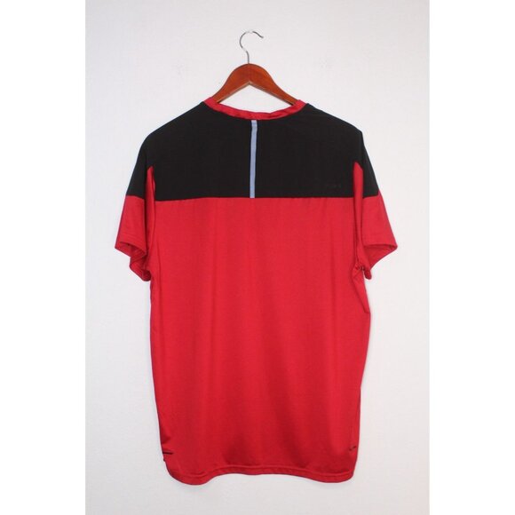Spyder Active Athletic Shirt Men's L Black Red S.S. Preppy Sporty Casual Relaxed - Picture 4 of 12